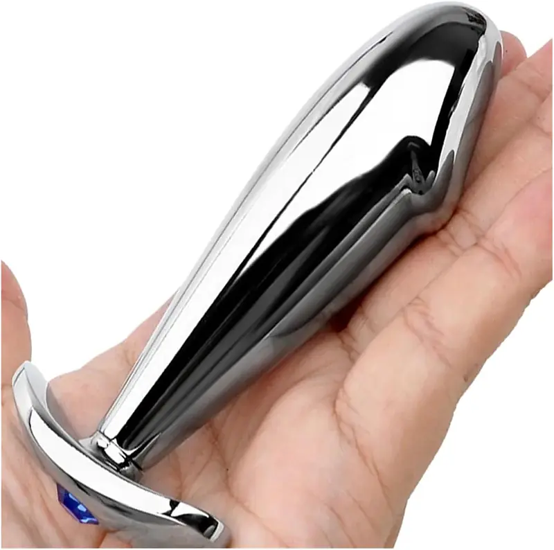 Dick Shape Metal Butt Plug - Master