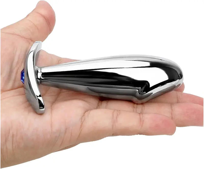 Dick Shape Metal Butt Plug - Master