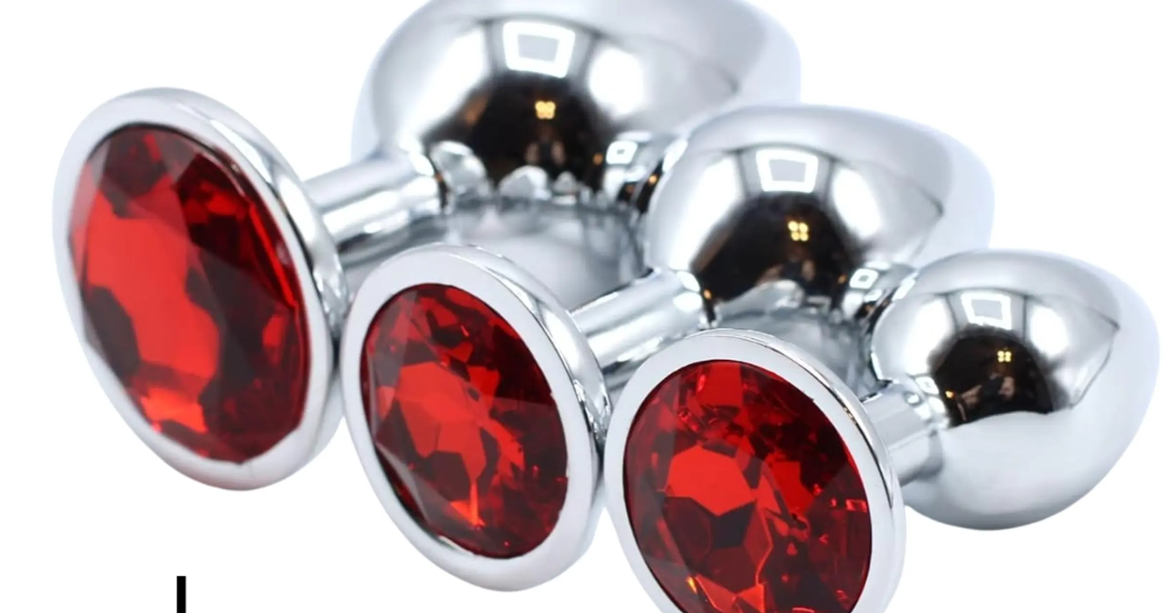 Gender X GOLD DIGGER SET Metallic Butt Plugs Set Of 3 Sizes main image 0