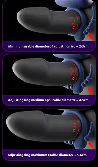 Flexi Bead Adjustable Vibrating Ring For All Size - Master