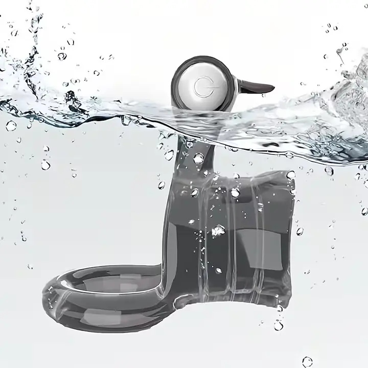 Pleasure Lock Vibrating Ring with Clitoris Stimulator - Master