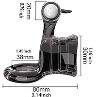 Pleasure Lock Vibrating Ring with Clitoris Stimulator - Master