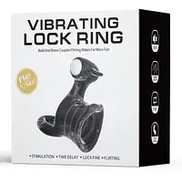 Pleasure Lock Vibrating Ring with Clitoris Stimulator - Master