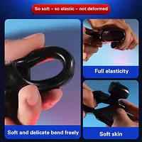 Pleasure Lock Vibrating Ring with Clitoris Stimulator - Master