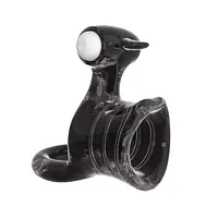 Pleasure Lock Vibrating Ring with Clitoris Stimulator - Master
