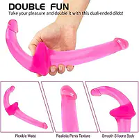 Duo Gleam Strapless Strap-On Dildo for Women & Couples - Master