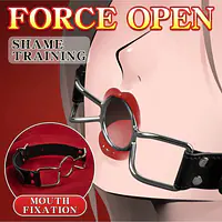 Open Mouth Gag Oral Metal Ring Bondage - Master