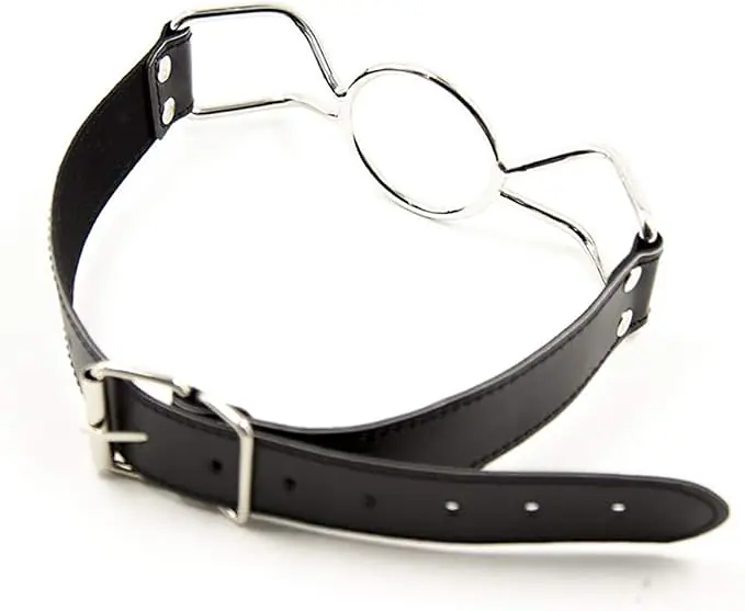 Open Mouth Gag Oral Metal Ring Bondage - Master