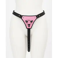 Pink Harness Strap On Belt - Master