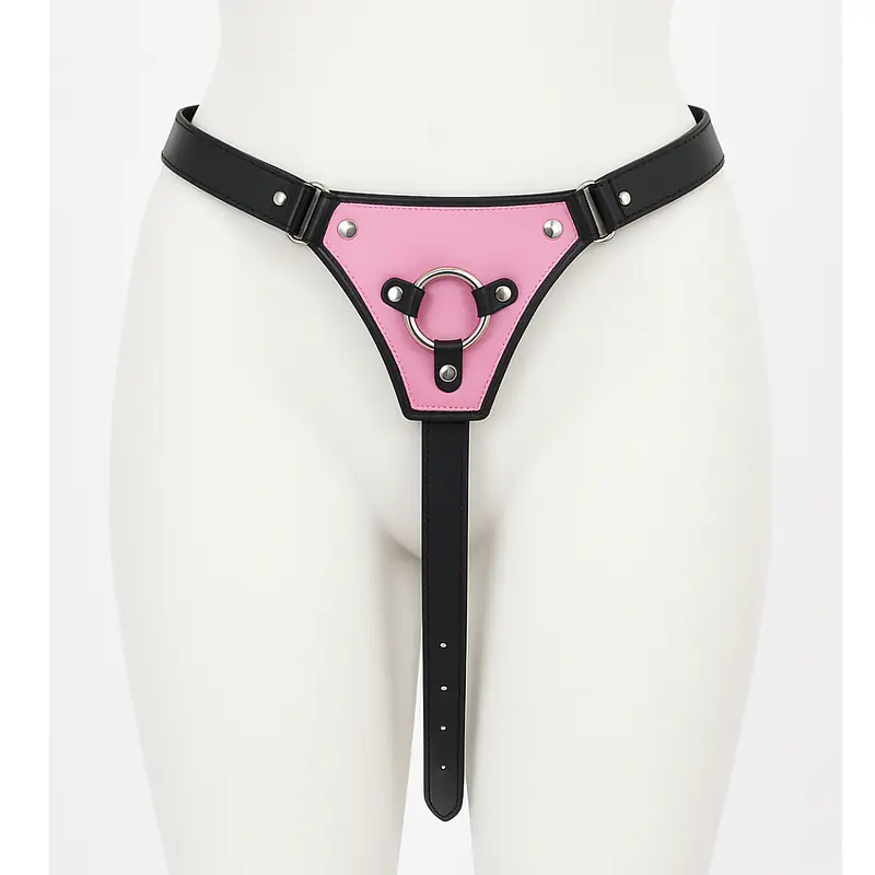 Pink Harness Strap On Belt - Master