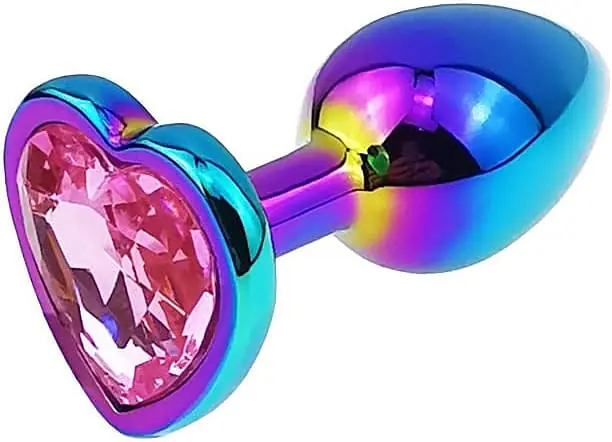 Opal Heart Mini Rainbow Heart Plug (Small Size) - Master