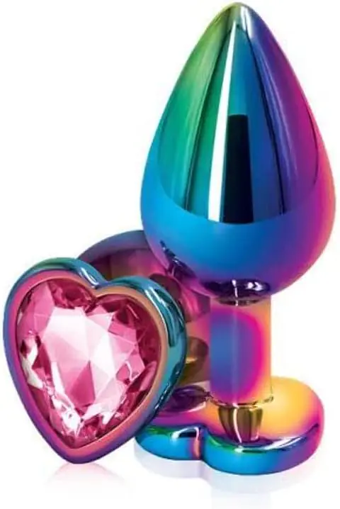 Opal Heart Mini Rainbow Heart Plug (Small Size) - Master