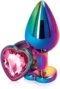 Opal Heart Mini Rainbow Heart Plug (Small Size) - Master