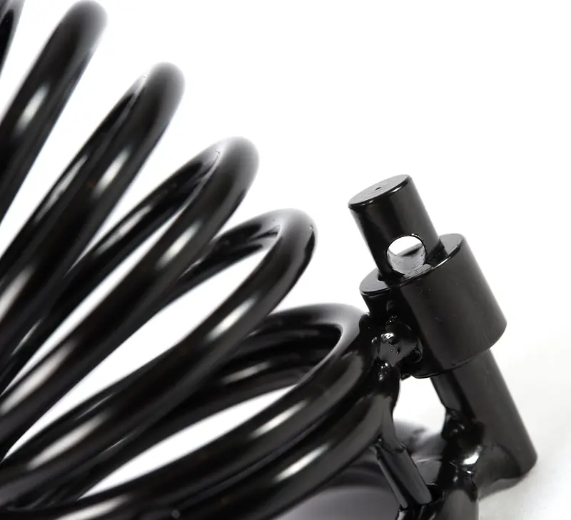 Black Steel Male Chastity Cage – 40mm Ring - Master