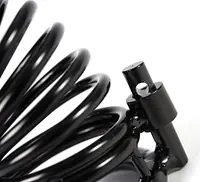 Black Steel Male Chastity Cage – 40mm Ring - Master