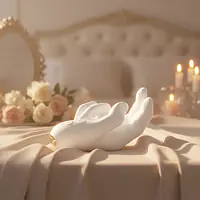 Ivory Pulse Hand-Shape G-Spot Vibrator - Master