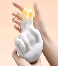 Ivory Pulse Hand-Shape G-Spot Vibrator - Master