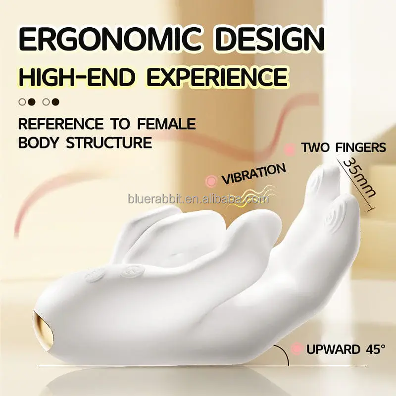 Ivory Pulse Hand-Shape G-Spot Vibrator - Master