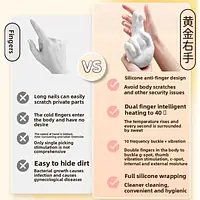 Ivory Pulse Hand-Shape G-Spot Vibrator - Master