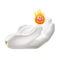 Ivory Pulse Hand-Shape G-Spot Vibrator - Master