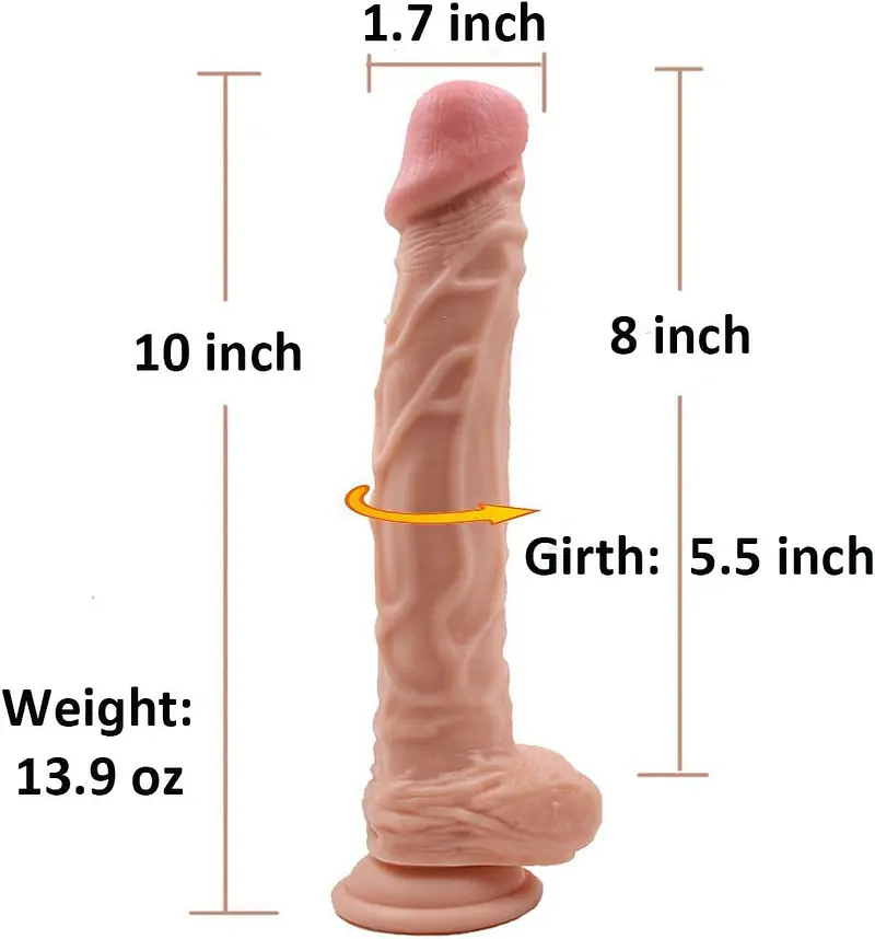 Ultra Vein 10 Inch Life-Like Dildo - Master