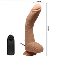 Balie Power Vein 11 Inch Vibrating Dildo - Master