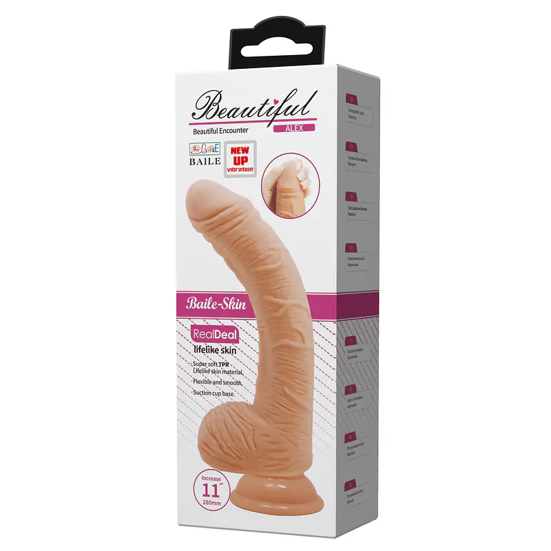 Balie Power Vein 11 Inch Vibrating Dildo - Master