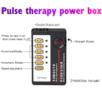 Shock Pulse Pro Electric Pleasure Rings With Remote - Master