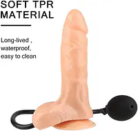InflateX 7 Inch Expandable Suction Dildo - Master