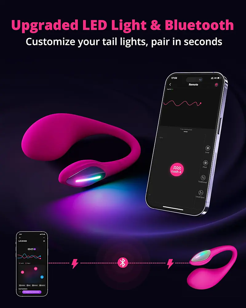 Lovense Lush 4 Wearable GSpot App Controlled Vibrator - Master