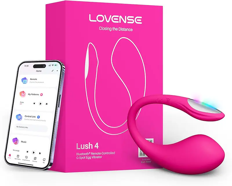 Lovense Lush 4 Wearable GSpot App Controlled Vibrator - Master