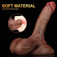 Titan Vein XL 7-Inch Realistic Suction Dildo with Veins - Master
