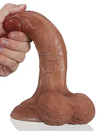 Titan Vein XL 7-Inch Realistic Suction Dildo with Veins - Master