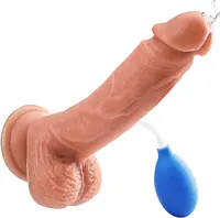 Cum Master 8.1  inch Ejaculating and Squirting Dildo - Master
