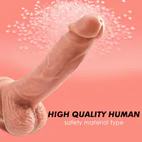 Cum Master 8.1  inch Ejaculating and Squirting Dildo - Master
