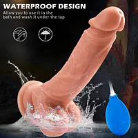 Cum Master 8.1  inch Ejaculating and Squirting Dildo - Master