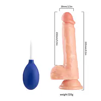 Cum Master 8.1  inch Ejaculating and Squirting Dildo - Master