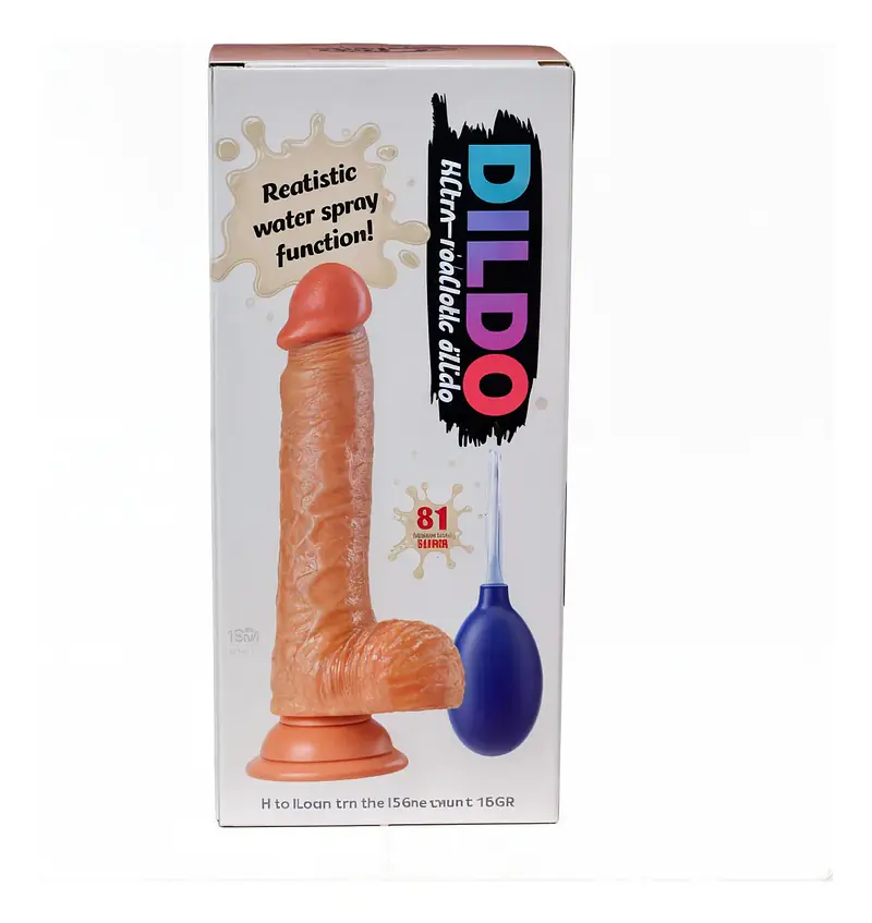 Cum Master 8.1  inch Ejaculating and Squirting Dildo - Master