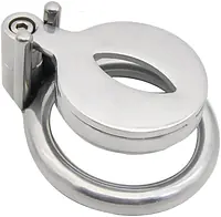 Steel Lock V-Cut Flat Chastity Cage - Master