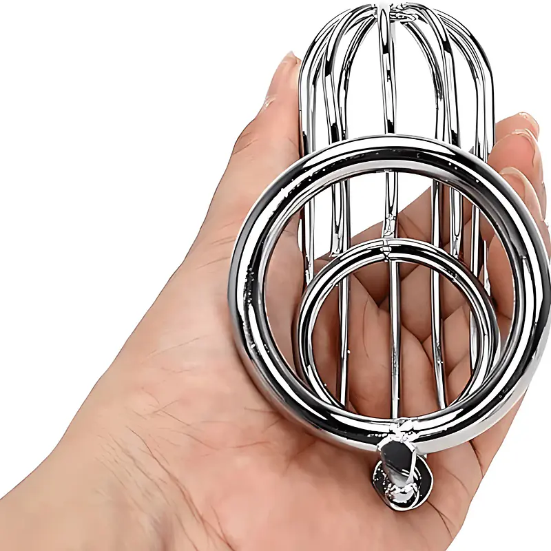 My Pleasure Metal Chastity Cage - Master