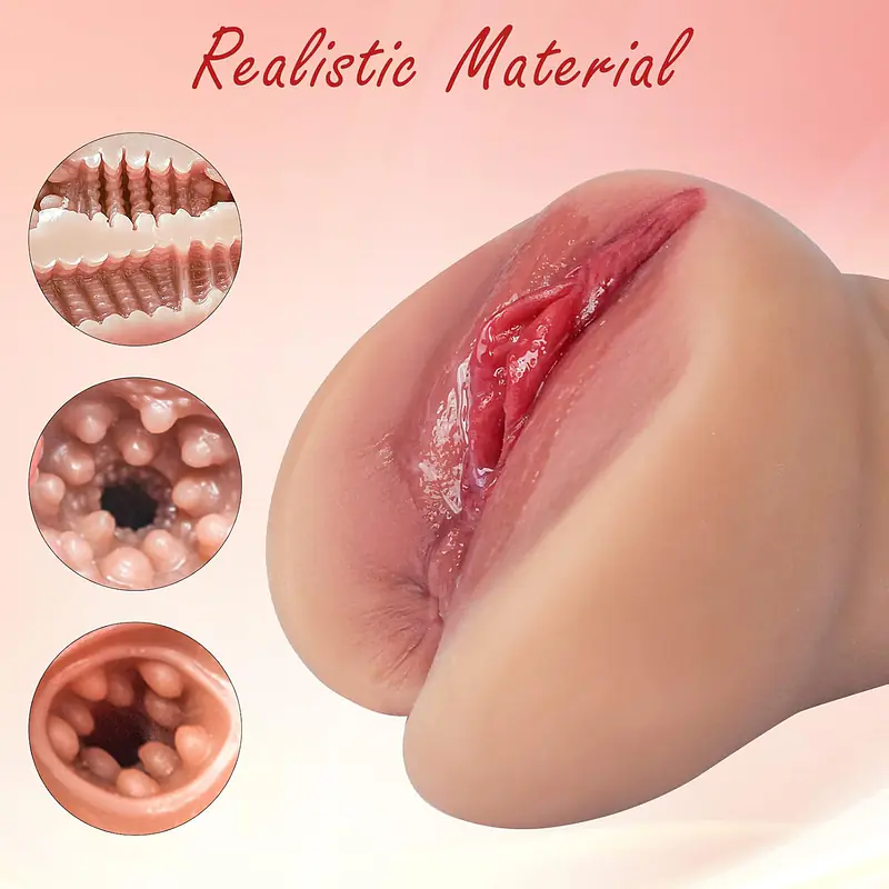 My Pleasure 2-in-1 Realistic 3D Pocket Masturbator - Master