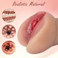 My Pleasure 2-in-1 Realistic 3D Pocket Masturbator - Master