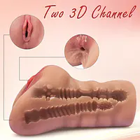 My Pleasure 2-in-1 Realistic 3D Pocket Masturbator - Master