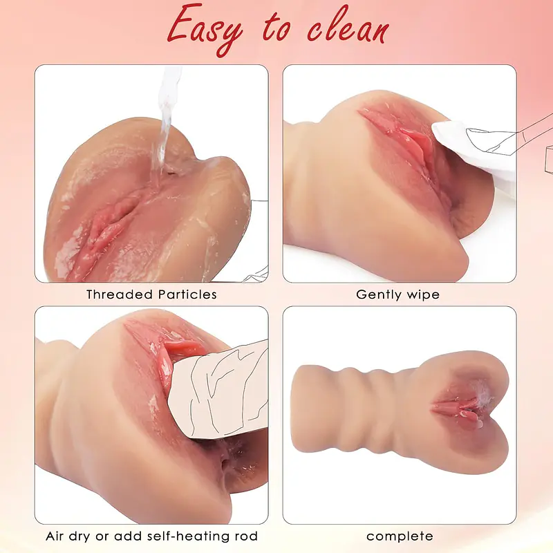 My Pleasure 2-in-1 Realistic 3D Pocket Masturbator - Master