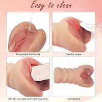 My Pleasure 2-in-1 Realistic 3D Pocket Masturbator - Master