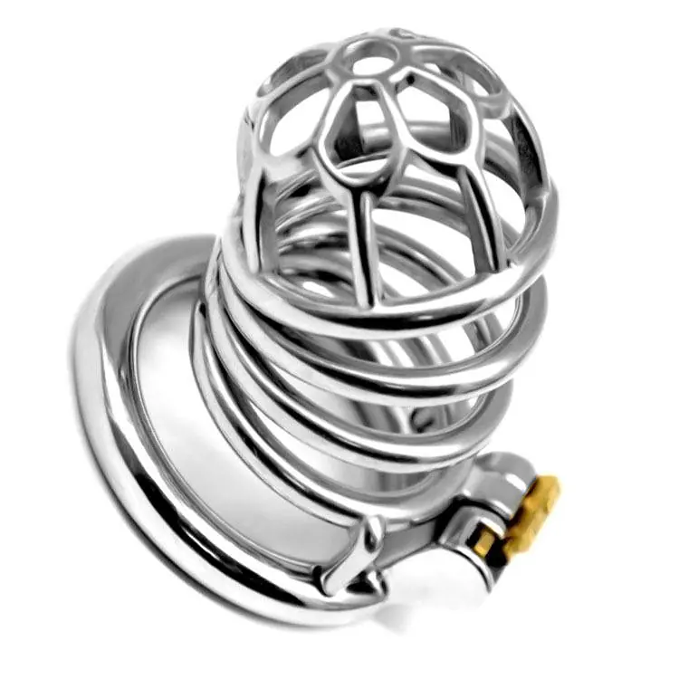 My Pleasure Bird Lock Metal Chastity Cage - Master