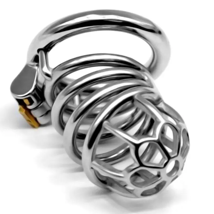 My Pleasure Bird Lock Metal Chastity Cage - Master