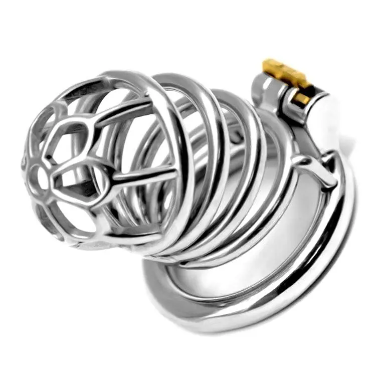 My Pleasure Bird Lock Metal Chastity Cage - Master