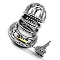 My Pleasure Bird Lock Metal Chastity Cage - Master