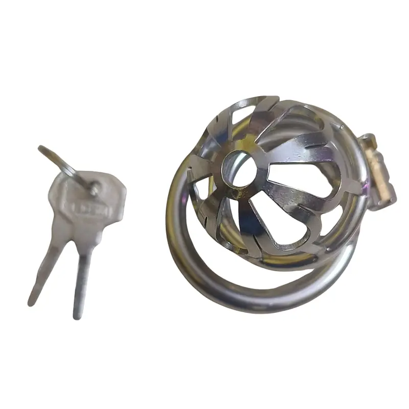 My Pleasure Bird Lock Metal Chastity Cage - Master